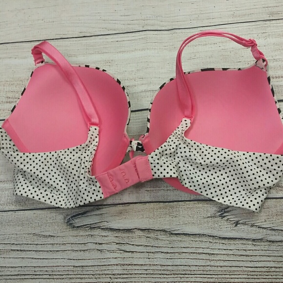 Victorias Secret 36C push up Scottie Dog Dots - Picture 2 of 3